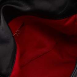 Pre Owned CH Carolina Herrera Black Quilted Leather Chain Flap Shoulder Bag