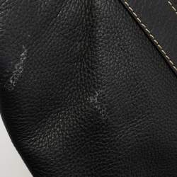 Pre Owned CH Carolina Herrera Black Leather Tote