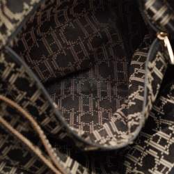 Pre Owned CH Carolina Herrera Black Leather Tote