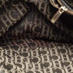 Pre Owned CH Carolina Herrera Black Leather Tote