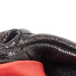 Pre Owned CH Carolina Herrera Black Quilted Leather Flap Chain Shoulder Bag