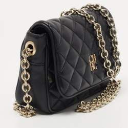 Pre Owned حقيبة كروس كارولينا هيريرا جلد مبطن بسلسلة