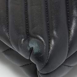 مملوكة مسبقًا CH Carolina Herrera Black Quilted Leather Crossbody Bag 