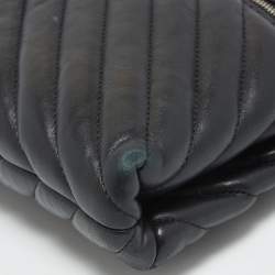 مملوكة مسبقًا CH Carolina Herrera Black Quilted Leather Crossbody Bag 