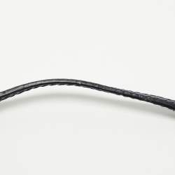 Pre Owned CH Carolina Herrera Blue Leather Flap Shoulder Bag