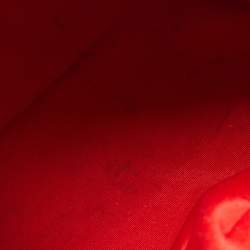 Pre Owned CH Carolina Herrera Blue Monogram Denim Andy Boston Bag