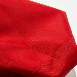 Pre Owned CH Carolina Herrera Blue Monogram Denim Andy Boston Bag