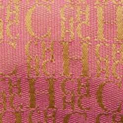 Pre Owned CH Carolina Herrera Green Monogram Leather Andy Tote