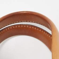 Pre Owned CH Carolina Herrera Green Monogram Leather Andy Tote