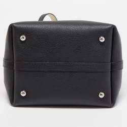 Pre Owned CH Carolina Herrera Black Leather Small Matryoshka Locked Shoulder Bag