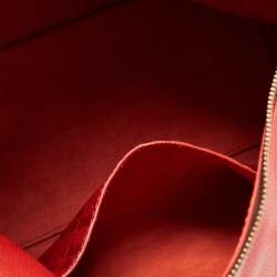 مملوكة مسبقًا CH Carolina Herrera Red Leather Tempo Collection Adagio Tote