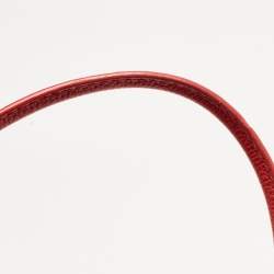 مملوكة مسبقًا CH Carolina Herrera Red Leather Tempo Collection Adagio Tote