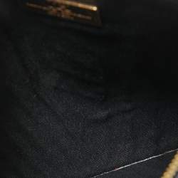Pre Owned CH Carolina Herrera Black Quilted Leather Continental Pouch