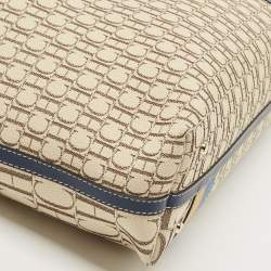 مملوكة مسبقًا حقيبة يد شوبر سى أتش كارولينا هيريرا جلد وكانفاس مونوغرامى وكانفاس مونوغرامى بنى 