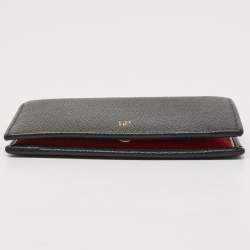 Pre Owned  CH Carolina Herrera Black Leather Bifold Wallet