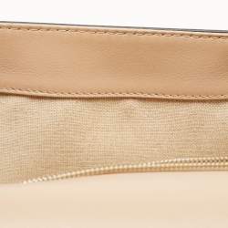 مملوكة مسبقًا CH Carolina Herrera Black Leather Logo Metal Flap Shoulder Bag