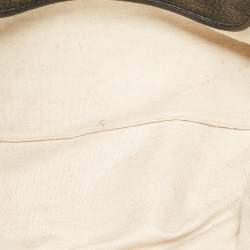 Pre Owned CH Carolina Herrera Black Leather Side Zip Shopper Tote