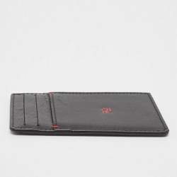 Pre Owned CH Carolina Herrera Black Leather ID Card Holder