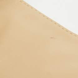 مملوكة مسبقًا CH Carolina Herrera Beige Quilted Leather Chain Flap Shoulder Bag