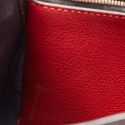 Pre Owned CH Carolina Herrera Black Leather Small Matryoshka Locked Tote