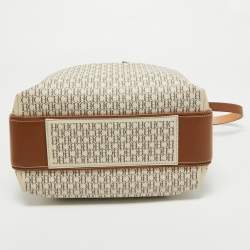 Pre Owned CH Carolina Herrera Tricolor Monogram Canvas and Leather Matryoshka Locked Bucket Bag