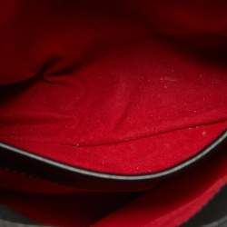 Pre Owned CH Carolina Herrera Black Leather Charm Tote