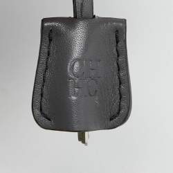 Pre Owned CH Carolina Herrera Black Leather Small Matryoshka Locked Tote