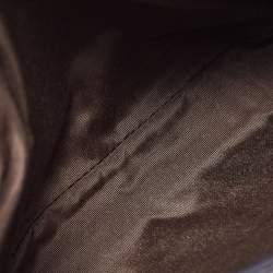 مملوكة مسبقًا CH Carolina Herrera Navy Blue Monogram Leather Audrey Shoulder Bag