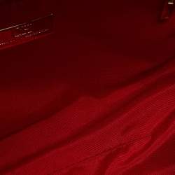 Pre Owned CH Carolina Herrera Blue Quilted Leather Flap Chain Shoulder Bag