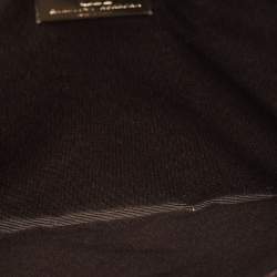 Pre Owned CH Carolina Herrera Multicolor Signature Coated Canvas and Leather Envelope Shoulder Bag