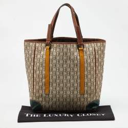 Pre Owned CH Carolina Herrera Multicolor Monogram Canvas and Leather Tote