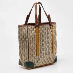 Pre Owned CH Carolina Herrera Multicolor Monogram Canvas and Leather Tote