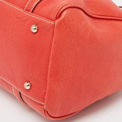 CH Carolina Herrera Red Leather Matteo Satchel
