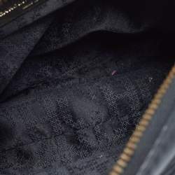 مملوكة مسبقًا CH Carolina Herrera Black Quilted Leather Mini Chain Crossbody Bag