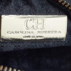 مملوكة مسبقًا CH Carolina Herrera Black Quilted Leather Mini Chain Crossbody Bag