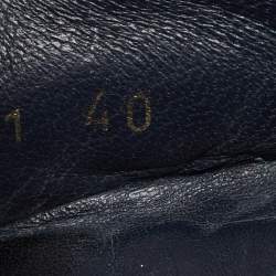CH Carolina Herrera Blue Suede Pointed Toe Pumps Size 40