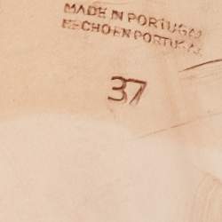 Pre Owned CH Carolina Herrera Black Suede Bow Block Heel Pumps Size 37