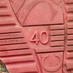 Pre Owned CH Carolina Herrera Multicolor Tweed and Suede Low Top Sneakers Size 40