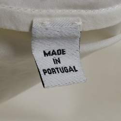 Pre Owned CH CH White Shirt White Poplin Wrap Detail Shirt S