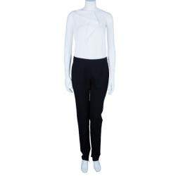 Chalayan Black Wool Slim Pants M