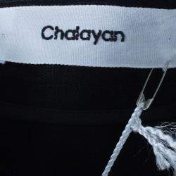 Chalayan Black Wool Slim Pants M