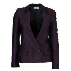 Chalayan Burgundy Sculpted Amaranth Jacket S