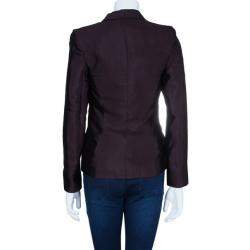 Chalayan Burgundy Sculpted Amaranth Jacket S