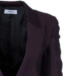 Chalayan Burgundy Sculpted Amaranth Jacket S