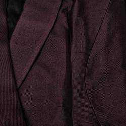 Chalayan Burgundy Sculpted Amaranth Jacket S