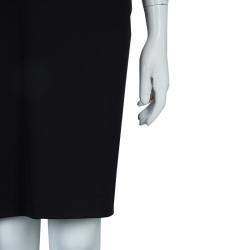 Chalayan Black Knit Noodle Strap Dress M