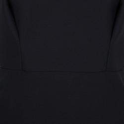 Chalayan Black Knit Noodle Strap Dress M