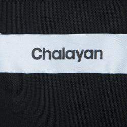 Chalayan Black Knit Noodle Strap Dress M