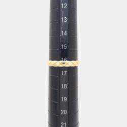 Chanel 18K Yellow Gold Coco Crush Mini Ring EU 57