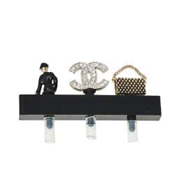 مملوكة مسبقًا Chanel CC Smartphone Dust Plugs, A Set Of Three Charms